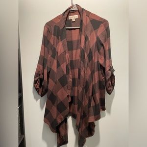 Knox Rose Plaid Sweater - Size XL
